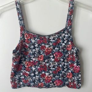Floral crop top
